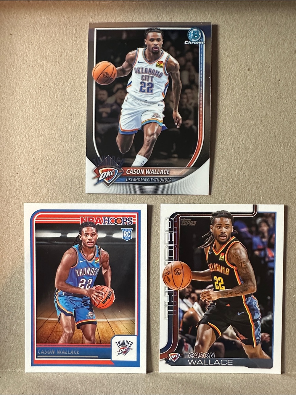 Shai Gilgeous-Alexander Thunder lot of 19 w/ Caruso/Holmgren/Jalen Williams - Picture 11 of 16